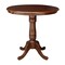 International Concepts 36 in. Round Counter Height Extension Dining Table w/12 in. Leaf and 2 Emily Counter Height Stools K581-36RXT-S6172-2 - alternate 3